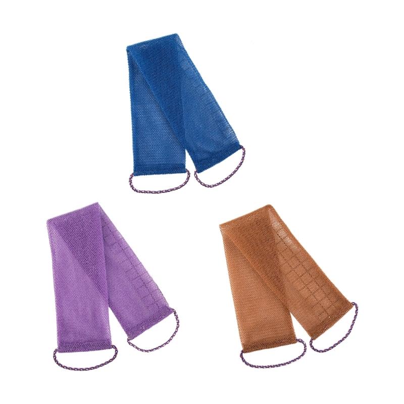 African Reusable Bath Net Sponges With Rope Handle For Full Body Exfoliation In Shower