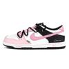 Dunk Abrasion Resistant Lightweight Wear Resistant And Lightweight Low Top Skateboard Shoes Women's Black Pink DD1503-101(Team1481-Pink Noir)