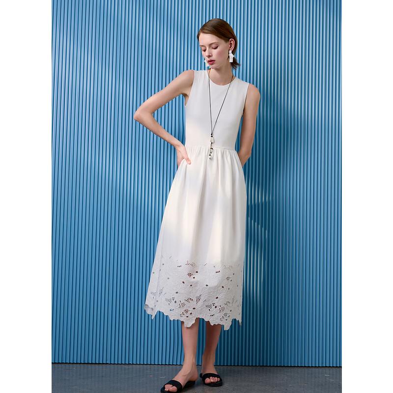 

Sancai 2025 Summer Patchwork A-line Sleeveless Dress XL
