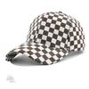 Casquette de Baseball à Carreaux Hommes Femmes Extérieur Voyage Protection Solaire Mode Ins Décontracté Chapeau Réglable
