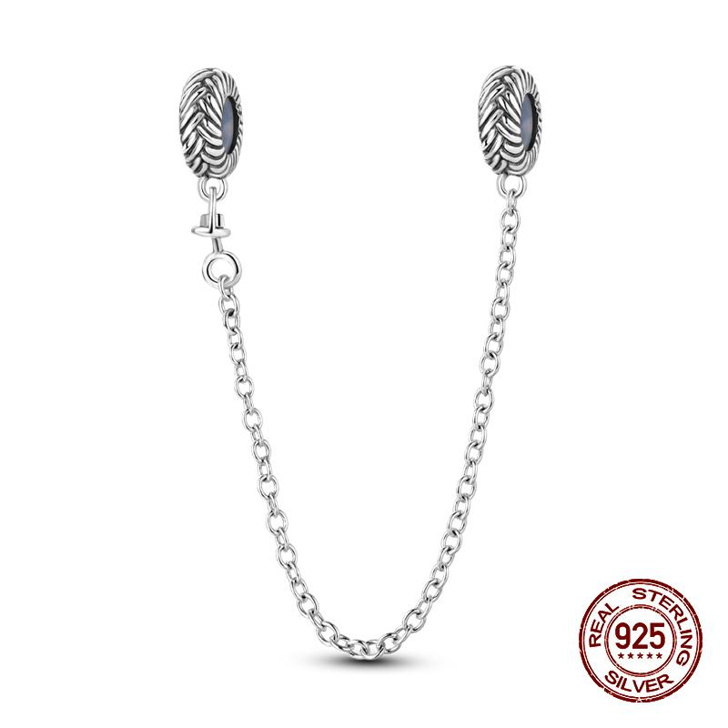 Copper Starfish Crab Butterfly Safety Chains Spacer Beads Designer Charms Fit Pandach Original Bracelet Handmade DIY Fashion Jewelry