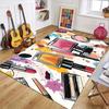 Lipstick & High Heels Pattern Area Rug for Living Room Bedroom Bedside Non-Slip Floor Mat Fashion Beauty Home Decor Lounge