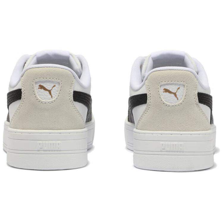 Puma Skye SD Retro Casual Lightweight Low-Top Sneakers Women sneakers White Black 397076-05