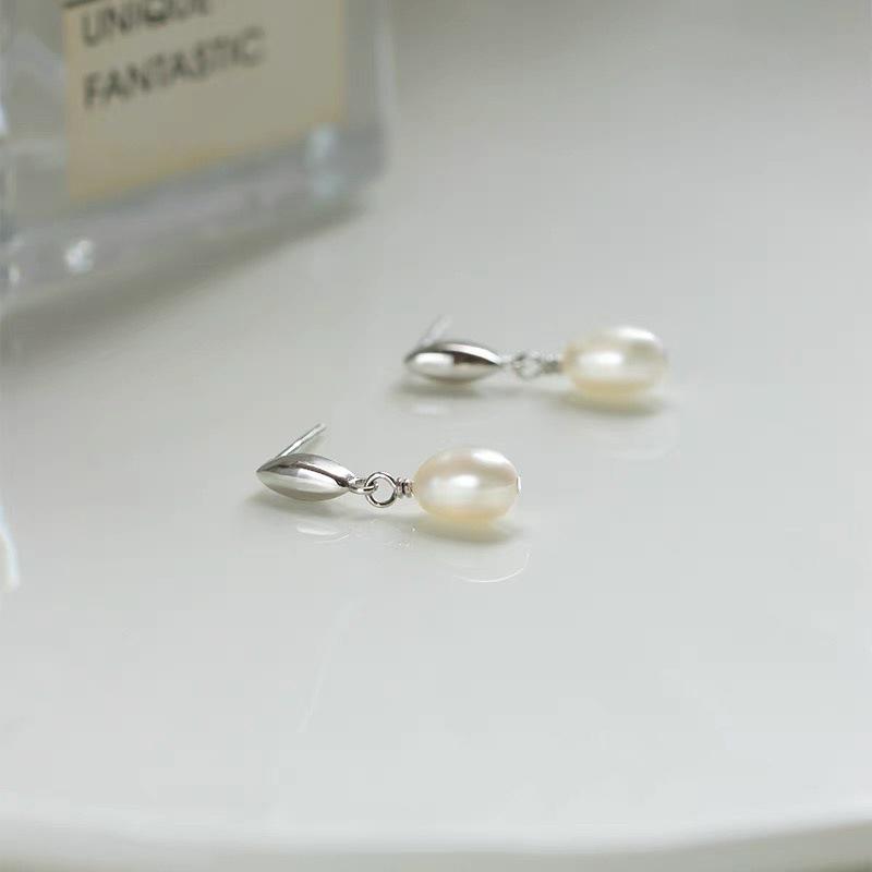 1 par elegante lys luksus mini perle øredobber for kvinner jenter søte dråpeformede anheng øredobber Smykker gaver