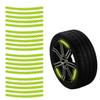 Reflective Car Wheel Sticker,Reflective Exterior Accessories Decoration Decal | Night Reflective Car Wheel Safety