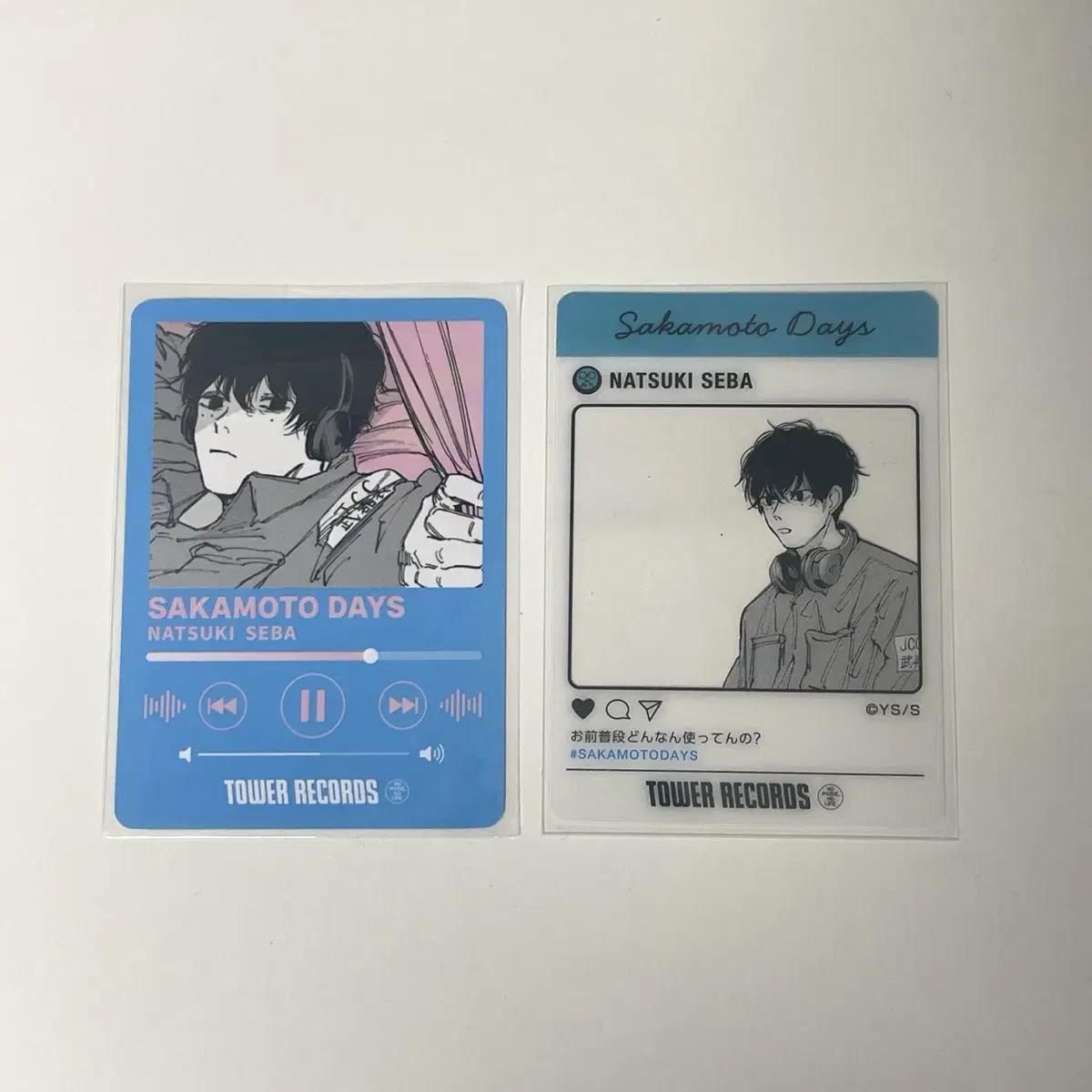 

Партия Sakamoto Days Сакадеи Себа Нацуки Фотокарточка Tower Record