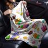 Peppa Pig Theme Printed Blanket - Perfect for Couch, Bed, Travel & Outdoor Use | Machine Washable, Cozy & Durable.