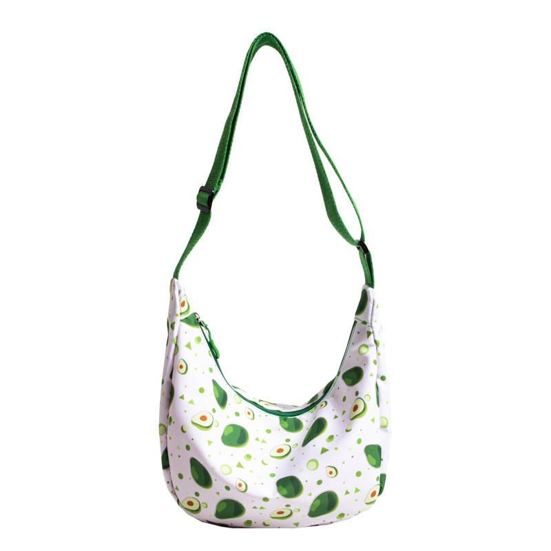 Adorable Children's Canvas Bag Stylish Toddler Shoulder Bag Cute Double-sided Fruit Design For Baby Accessories And Coin Storage