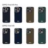 Texture Business Smooth-touch Relief Wireless Charge Case For Oppo Find X9 Pro X8/S Ultra Reno 14Pro Alloy Lens Shockproof Cover