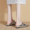 Nuove pantofole estive alla moda con punta chiusa, scarpe da donna sexy e versatili, suole morbide, scarpe non stancanti