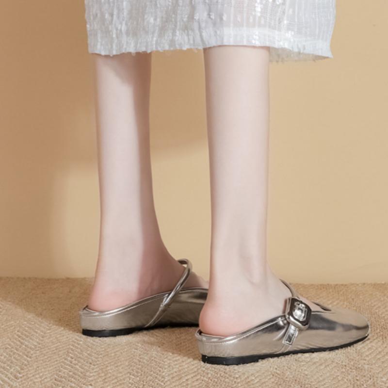 Nuove pantofole estive alla moda con punta chiusa, scarpe da donna sexy e versatili, suole morbide, scarpe non stancanti