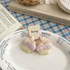 Wool Felt Cartoon Bread Slices Biscuits BB Clip Cute Bangs Side Clip Hairpin Funny Hair Clip Children's Hair Accessories