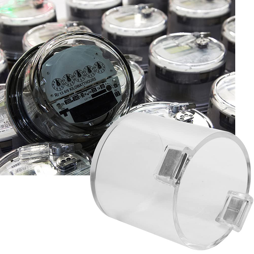 Push Button Switch Magnetic Cover Round Emergency Stop Push Button Switch Protective Cover Transparent Shell Emergency Stop Cover 45mm 1.8in Inner