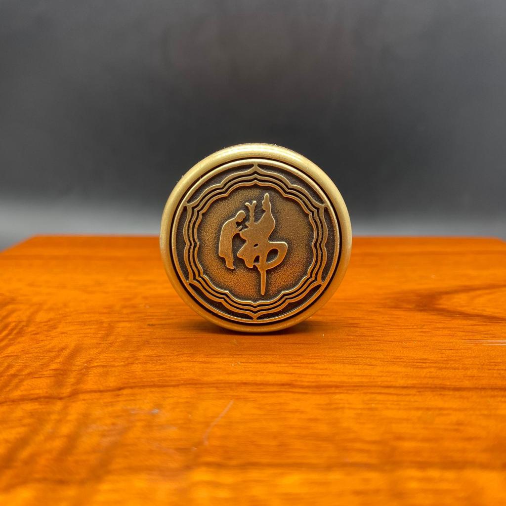 Zen Buddha Top Fidget Spinner Adult Metal EDC Fidget Toy Handheld Toy ADHD Hand Spinner Stress Relieving Desktop Toy