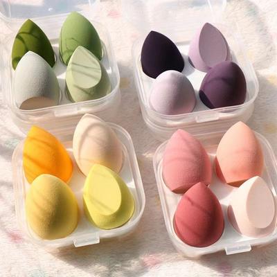 Makeup Egg Do Not Eat Powder Makeup Powder Puff Air Cushion Individual Packaging Makeup Sponge Egg Gourd Water Drop Oblique Cut Beauty Makeup Tool