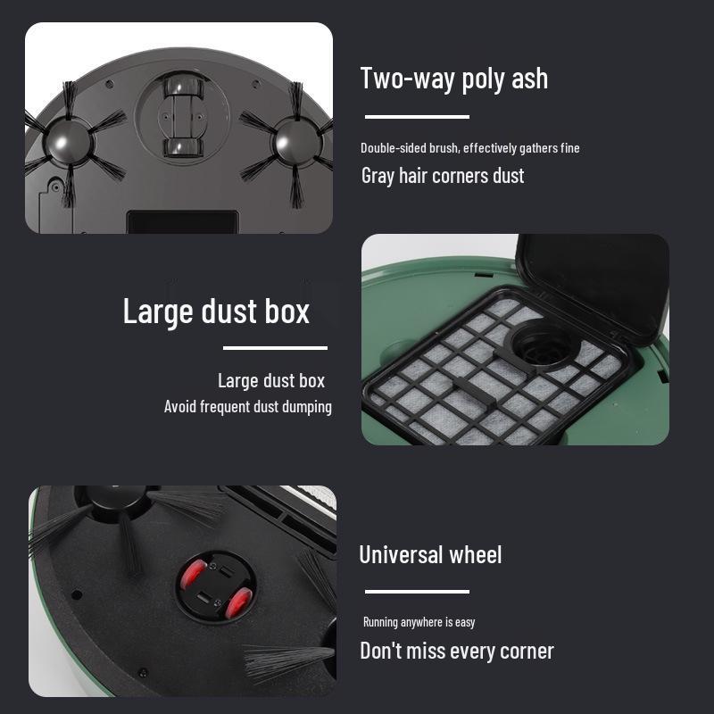 All-in-One Saugroboter: Kehren, Wischen und Saugen für den Hausgebrauch - Ideales kleines Haushaltsgerät als Geschenk