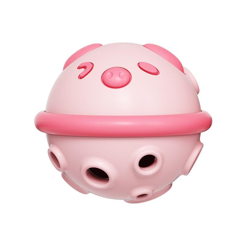 Dog Toy Rolling Voice Ball Beanie Pig Squeaky Bite-Resistant Plastic Food-Grade Material Relieve Boredom Pet Toy