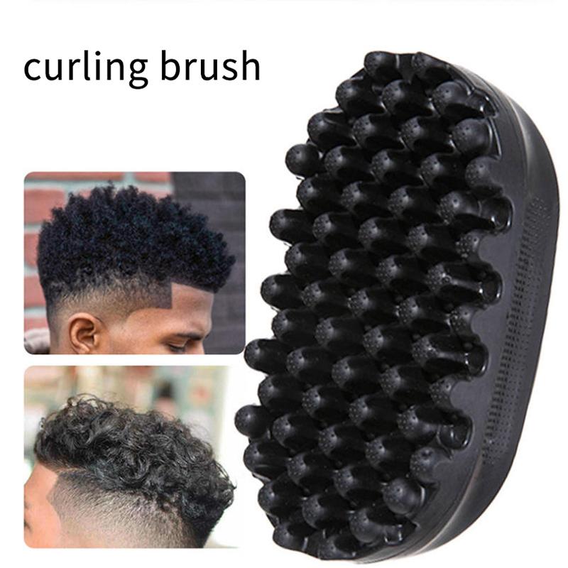 Professional Portable Silicone Hair Brush Washable Durable Rubber Curly Brush Hair Beauty Dirty Braided Curly Hair Men Cleaning