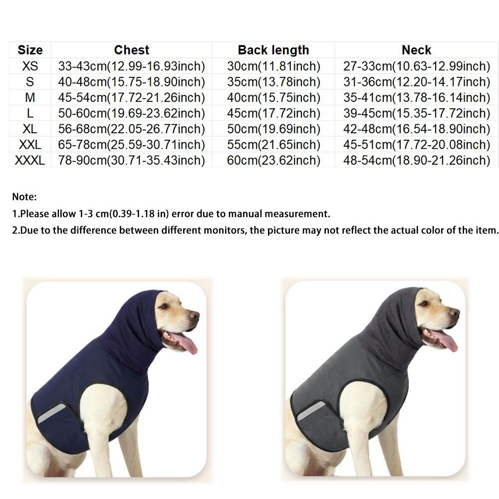 Noise-proof Dog Anxiety Vest Elastic Dog Calming Jacket Pet Soothing Clothes  Noise Protection