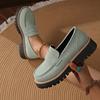 Fashion New Spring  Autumn Large Casual Women's Shoes with Thick Heels Retro Simple Comfort Thick Bottom anti slip Women's Shoes