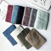 Lightweight Viscose Scarf Vertical Striped Neck Wrap All-Match Fringe Scarf  Korean Style
