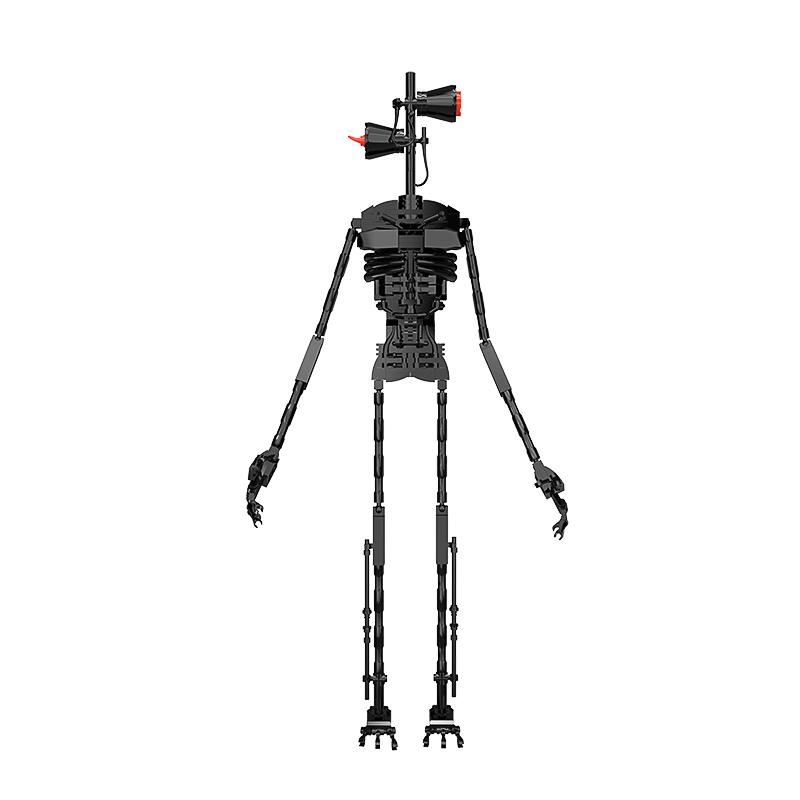 Yigebeb Horror Legend Siren Head Peanut People Figures Monster MOC Model Building Blocks Toys for Gifts