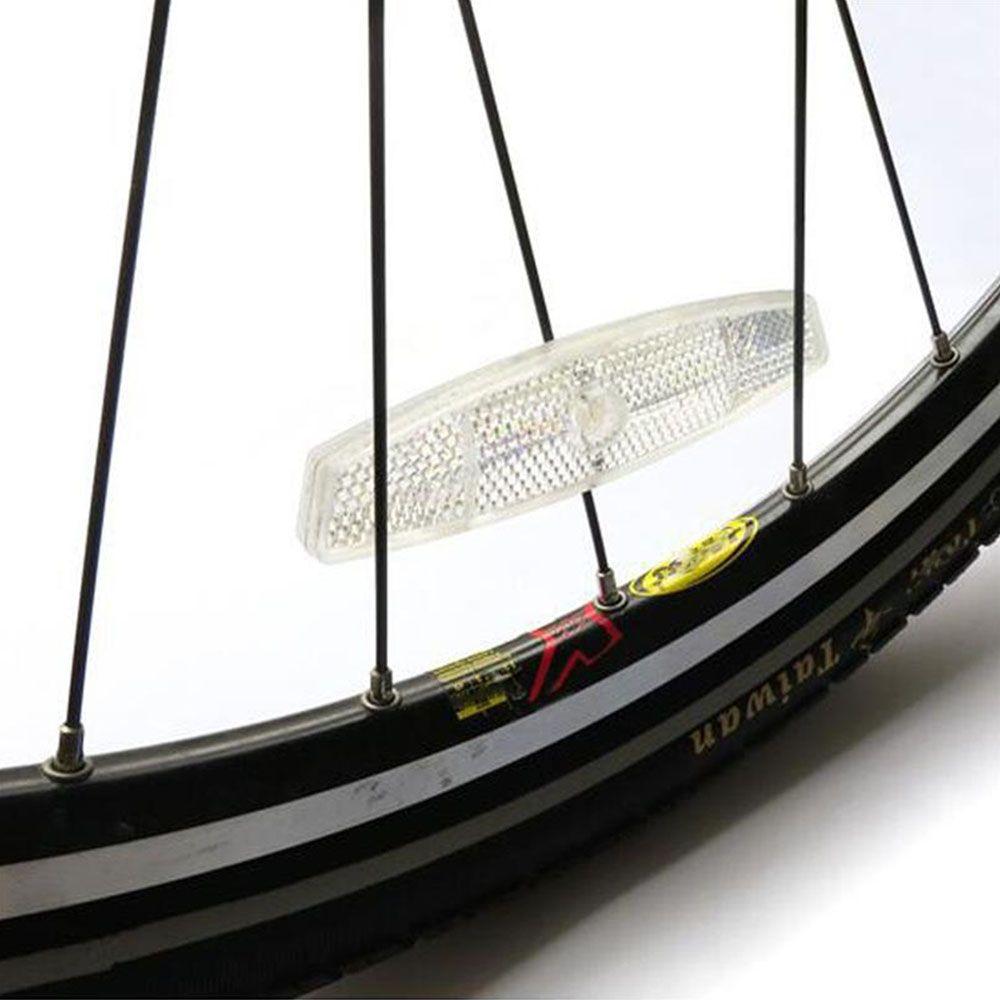 Unterhaltung Fahrradrad Reflektor Reflektierende Halterung Klemme Warnung Fahrradspeiche Reflektierendes Blatt