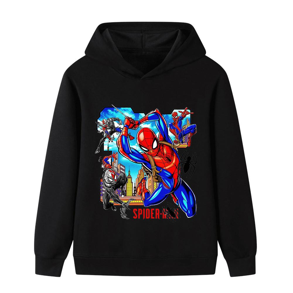 B1480 Kids Boys Girls Printed Outerwear Long Sleeves Hoodie 100cm