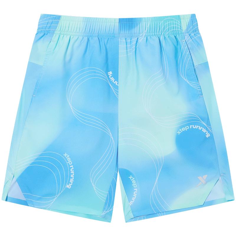 XTEP Boys  Color-Block Split Hem Woven Shorts 170