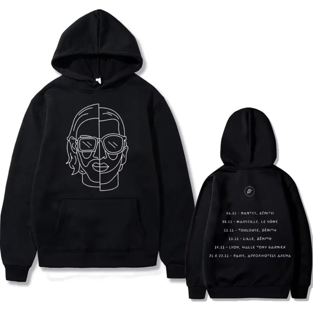 

Rapper Le Monde Chico Album PNL Art Aesthetic Hoodies Men Women Vintage Oversized Sweatshirt Men Hooded S