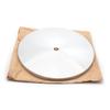 Aluminum Polishing Disc, Flat Polishing Wheel for Gemstone Faceting and Polishing Machines (6-inch (150mm))