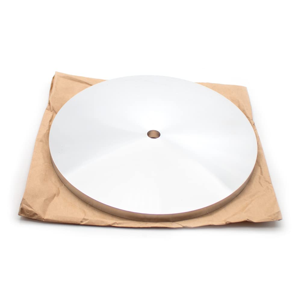 Aluminum Polishing Disc, Flat Polishing Wheel for Gemstone Faceting and Polishing Machines (6-inch (150mm))