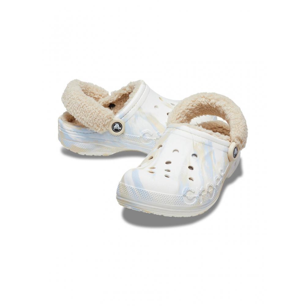 

Crocs Обыкновенный Baya Lined Fuzz Strap Marbled Clg Whm 23fucl209241 WHITE MULTIZ94S/230