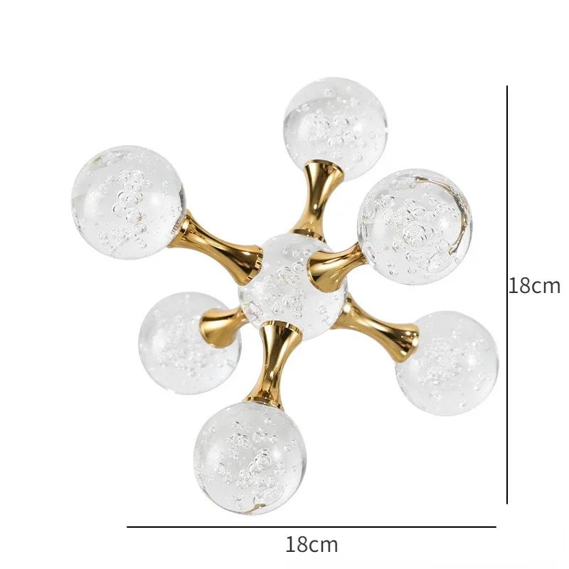 Nordic Luxury Crystal Figurine for Modern Home Decor In Living Room, Bedroom and More Bedside Table,Tea Room Handicrafts