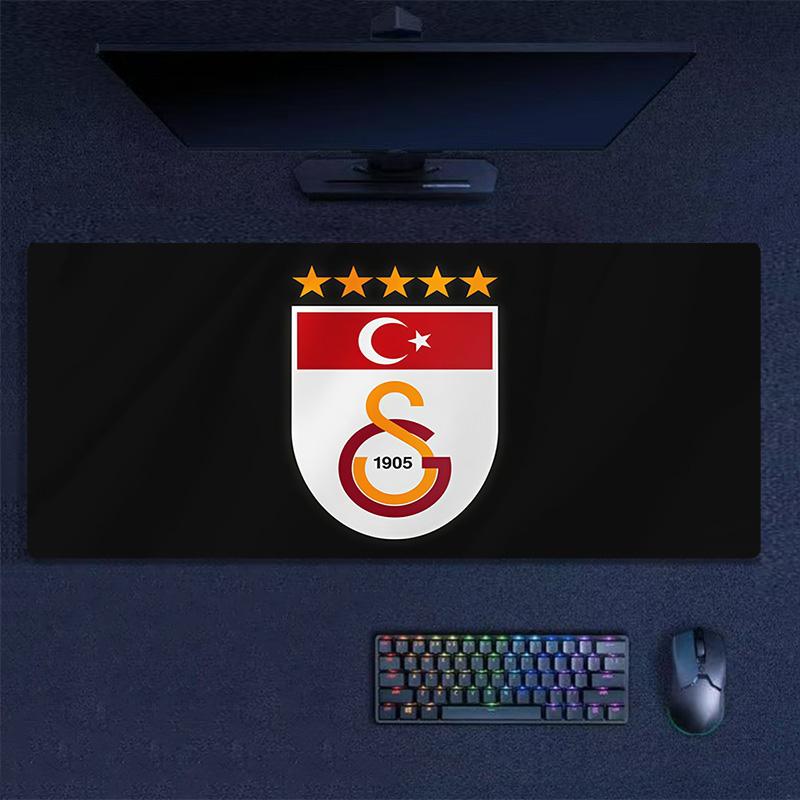 Galatasaray S.K Print Cushion Non-slip Laptop Tablet Big Mousepad XXL Mat Mini PC Playmat With Lock edge