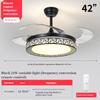 220V Invisible Ceiling Fan Lamps Bedroom Living Room Dining Room Study LED Modern And Minimalist Household Pendant Light