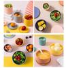 250Ml Lunch Box For Kids Salad Dressing Container Non-Stick Silicone Lunch Box With Lid Reusable Bento Box Ice Cube Mold