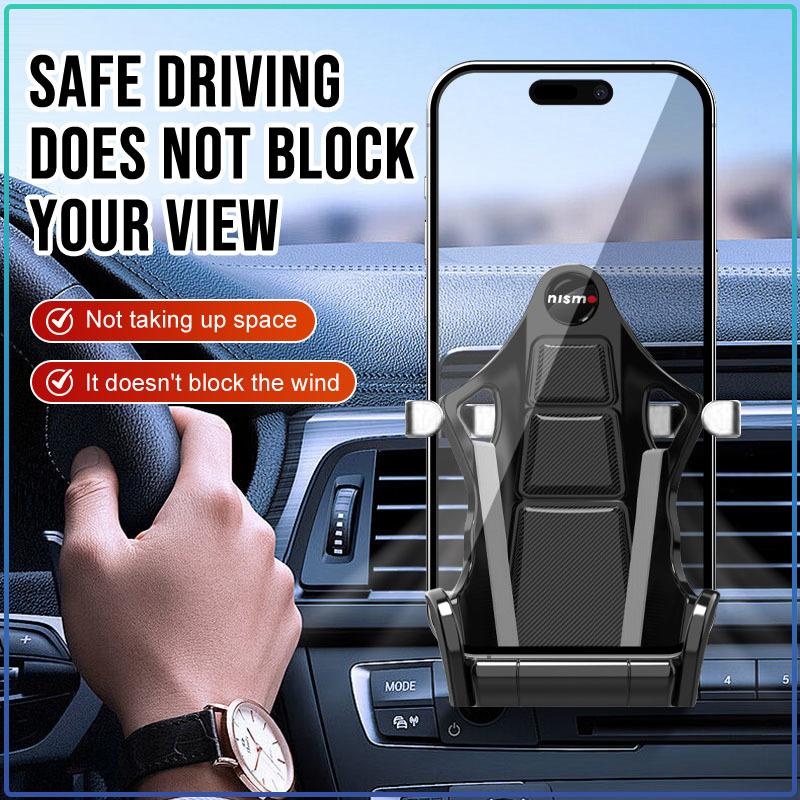 Car Air Vent Phone Mount Universal Shockproof GPS Clip Smartphone Stand For Nismo Nissan Juke Tiida Teana GTR 350Z 370Z 240SX