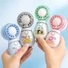 Mini Cartoon Tier Handventilator mit Lanyard Hohe Geschwindigkeit Wind USB Wiederaufladbar Sommer Kühlventilator Tragbar Reise Kleiner Persönlicher Ventilator