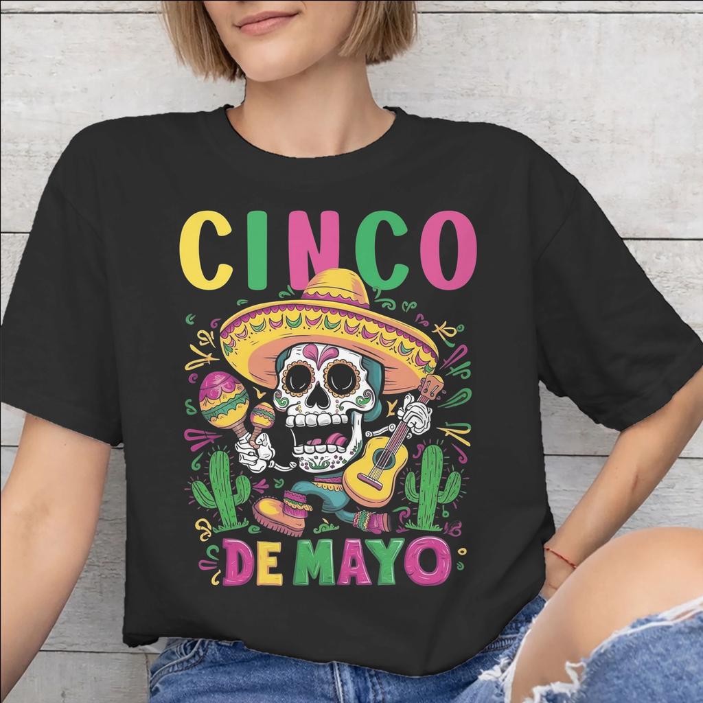 Fiesta Squad Cinco De Mayo New Arrival T Shirts Unisex Unisex Pure Cotton Tee Shirt Clothing
