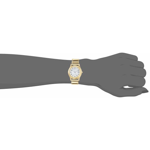 Citizen Q&Q Watch Analog Waterproof Date Metal Band D015-004 Women's Gold