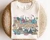 Disneyland Resort Glücklichster Ort der Welt Vintage Shirt, Magic Kingdom Feiertag WDW Unisex T-Shirt Familiengeburtstagsgeschenk Erwachsener Kind Kleinkind Tee
