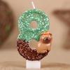 Cartoon Kapibara Numbers Birthday Candles Cake Decoration Party Holiday One Year Old Handmade Candles 0-9