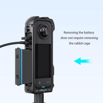 För Insta360 X4 Skyddsram Magnetisk Snabbkopplingsram Tillbehör Rambur för Insta 360 X4 Sportkamera Tillbehör