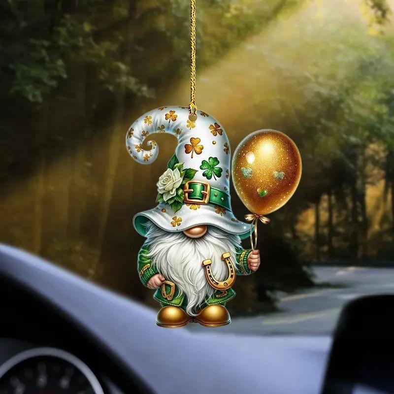 Vibrant Acrylic Car Hanging Ornament Backpack Accessory For Christmas Decoration Tree