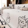 1PC Four Seasons Universal Sofa Towel Cartoon Cute A Whole Full Cover Leather Sofa Cover New Non-slip Seat Cushion
