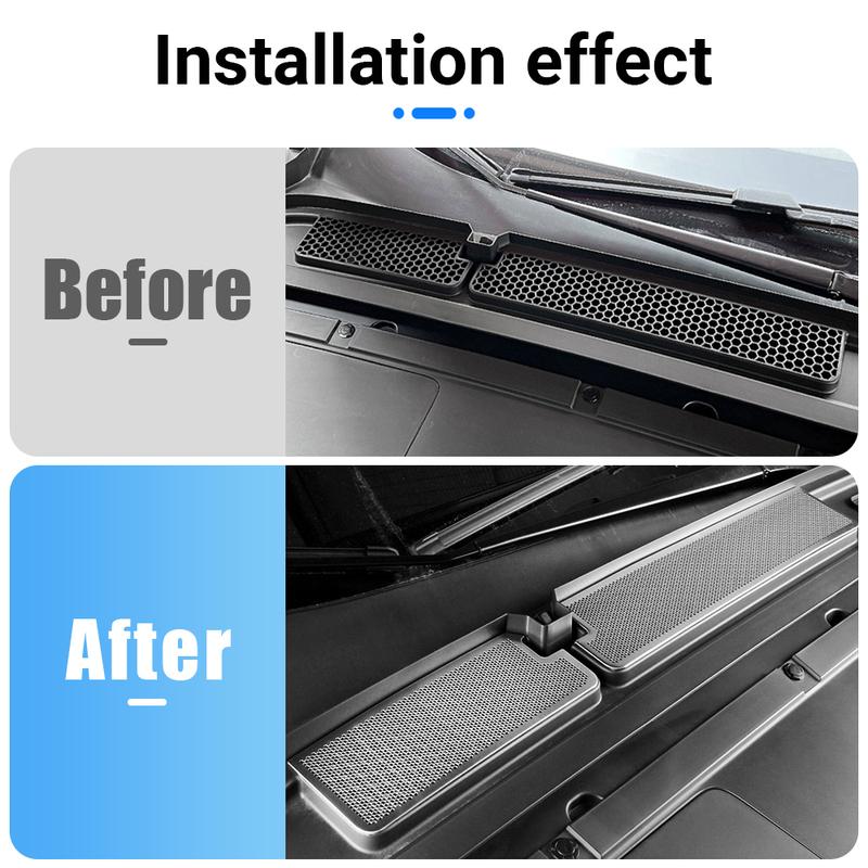 For Xpeng G6 2024 2025 2026 Car Water Channel Cover Air Conditioning Inlet Filter Element ect Screen Accessories