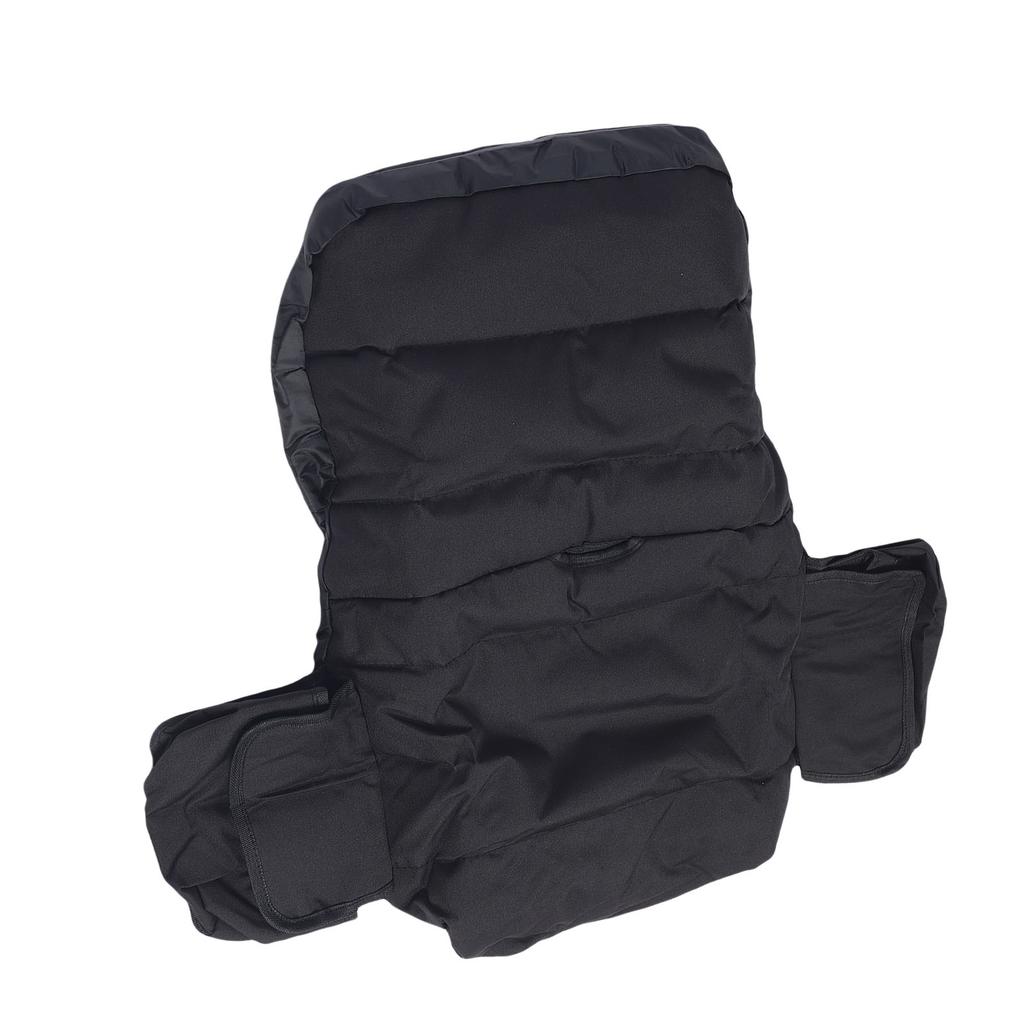 Lawn Mower Seat Cover 600D Oxford Cloth Rainproof Adjustable Tractor Seat Cover Protector for Outdoor Black