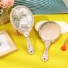 Face Makeup Mirror Portable Ancient Court Mirror Portable Cosmetic Mirror High-Quality For Home Travel Office