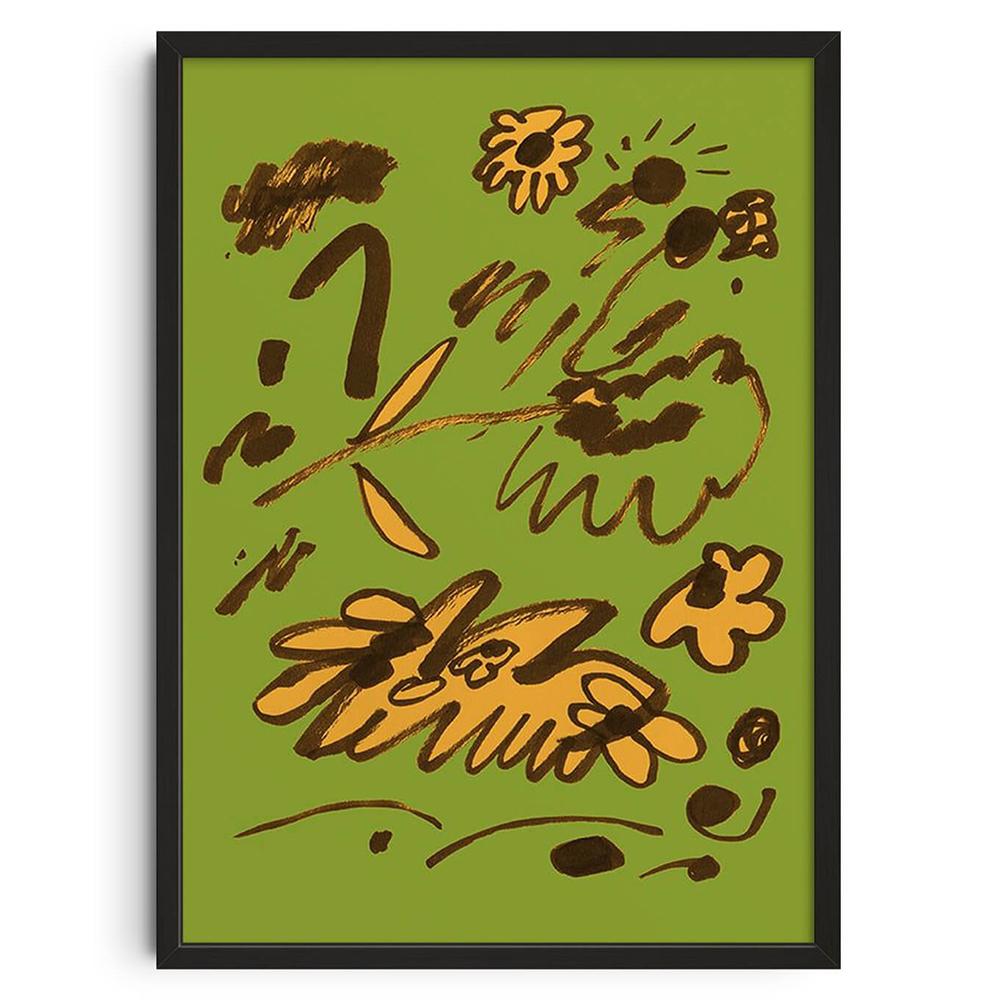 Abstract Canvas Print Mid Century Wall Art Vintage Classic Posters Retro Canvas Painting for Living Room Bedroom Home Decor